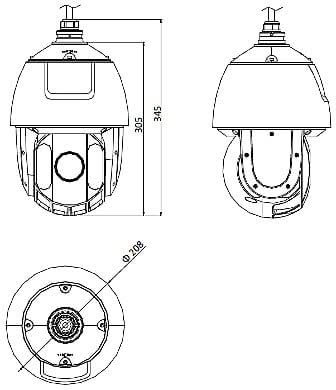 Hikvision DS-2DE5225IW-AE/S6 | PTZ | 2MP | 25x zoom | 150m IR | AcuSense