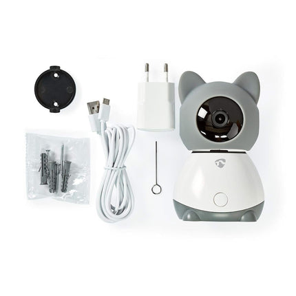 Nedis Draaibare SmartLife Camera voor Binnen, kinder/baby monitorcamera