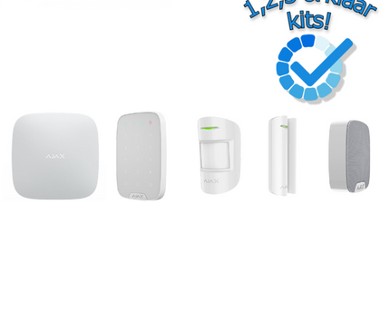 Ajax Systems Alarmsysteem Kit 1 Draadloos (Wit)