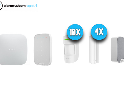 Ajax Systems Alarmsysteem Kit 6 Draadloos (Wit)