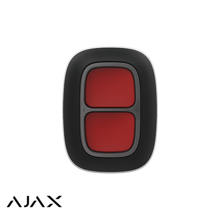 Ajax Systems Dubbele Paniekknop (Zwart)