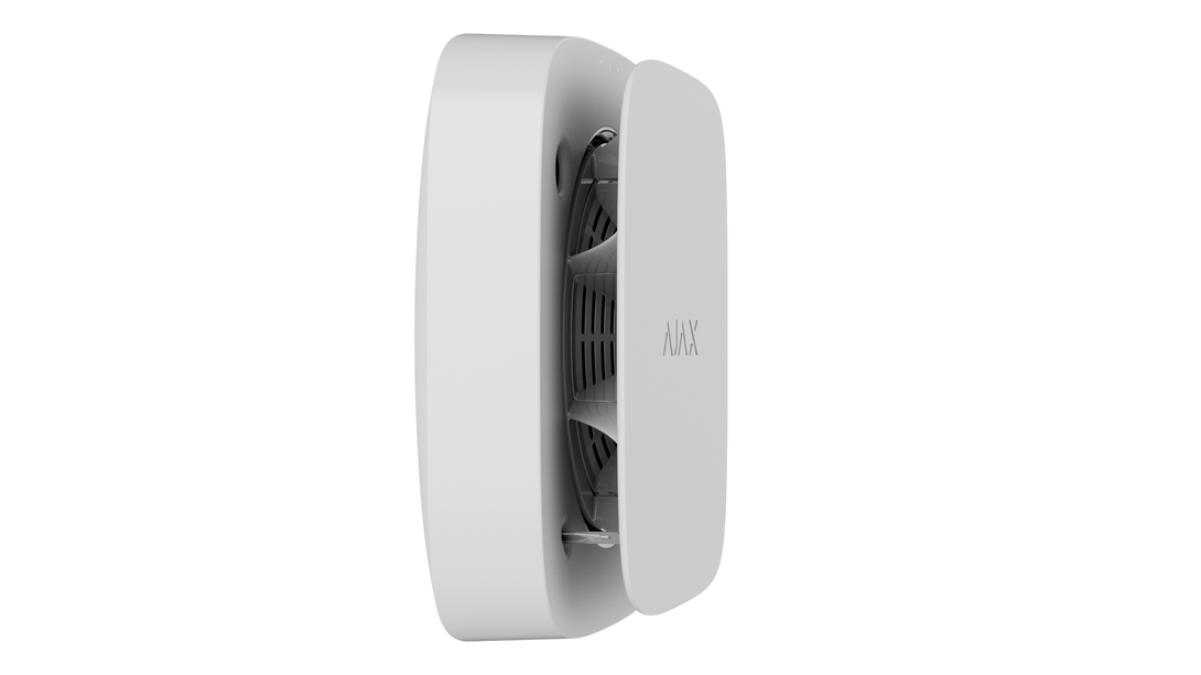 Ajax Systems FireProtect 2 RB (Hitte/Rook) vervangbare batterijen, Wit DEMO