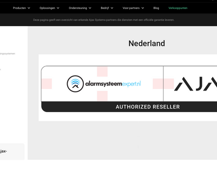 Ajax Systems NVR recorder 16 Kanalen Zwart