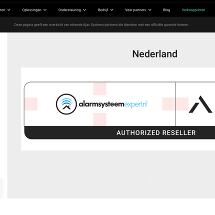 Ajax Systems NVR recorder 8 Kanalen Zwart