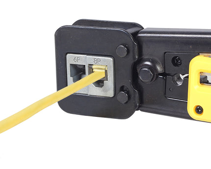 alarmsysteemexpert T-WC-05 Universele modulaire krimptang, RJ45 / RJ12 / RJ11 voor doorsteekconnectoren