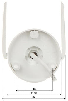 AlarmsysteemExpert.nl DS-2CV2041G2-IDW | 4 MP | WiFi | 30m IR | WDR | Mic/Speaker |