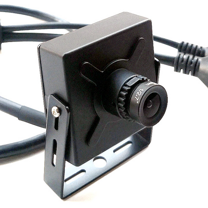 AlarmsysteemExpert.nl Pinhole IP camera 4Mp, 16mm telelens,  kijkhoek 22graden, PoE, Microfoon