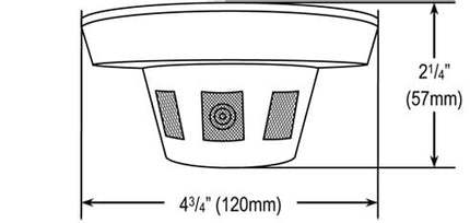 AlarmsysteemExpert.nl Rookmelder Verborgen IP Camera, Full HD, PoE, ONVIF