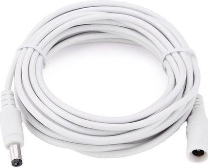 AlarmsysteemExpert.nl Verlengkabel voeding 12volt 8mtr Wit