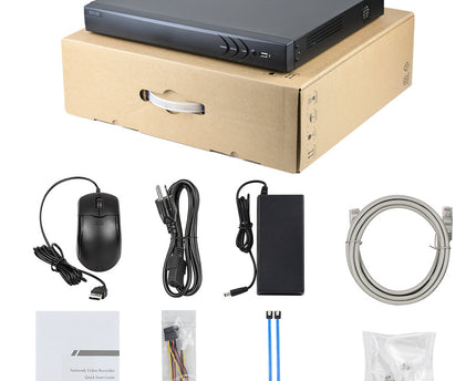 ASE Kit, 2x Bullet, 8Mp 4K Ultra HD, ColorVu met NVR en bekabeling
