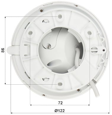Dahua IPC-HDW2841TM-S | 8MP/4K Turret | WizSense | SD slot | PoE | IR-Leds | Build-in Mic.
