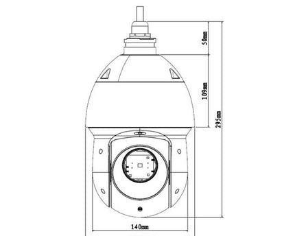 Dahua IPC-SD49225DB-HNY 2MP  Speed Dome 25x zoom. PTZ, Wizsense, PoE+