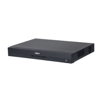 Dahua NVR4204-P-EI, 4x PoE, 2x SATA, Zonder Opslag,  max. 4 IP camera's Zwart