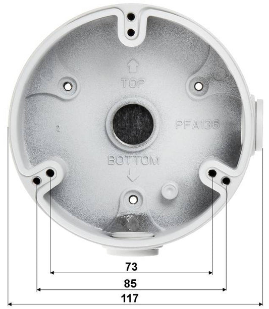 Dahua PFA136 montagebox voor buitentoepassing