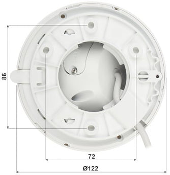 Dahua Set 2x Turret 8MP + Recorder & Bekabeling