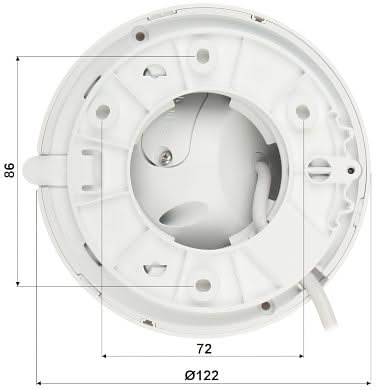 Dahua Set 3x Turret 8MP + Recorder & Bekabeling
