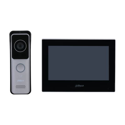 Dahua Video intercom set KTW02 incl. VTO2311R-WP en VTH2621G-WP, PoE/WiFi