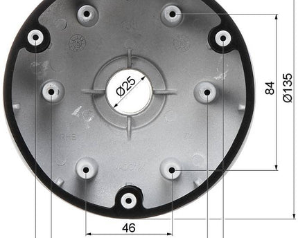 Hikvision DS-1271ZJ-135 plafondmontagebeugel