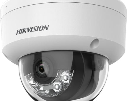 Hikvision DS-2CD1143G2-LIU, 4 MP Smart Hybrid Light dome camera, PoE, ingebouwde microfoon