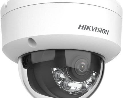 Hikvision DS-2CD1143G2-LIU, 4 MP Smart Hybrid Light dome camera, PoE, ingebouwde microfoon