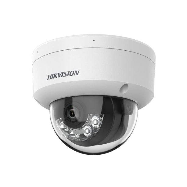 Hikvision DS-2CD1183G2-LIU(F), 8MP 4K Dome Camera, AcuSense, Smart Hybrid Light, PoE en 2x Microfoon
