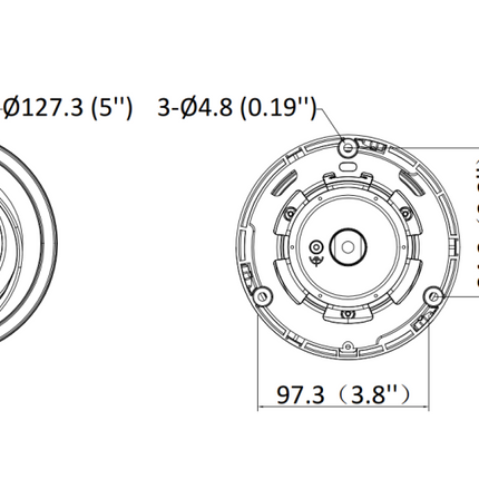 Hikvision DS-2CD2383G2-LI2U Zwart, 8MP Turret, Smart Hybrid Light, AcuSense, PoE, micro SD slot, Microfoon