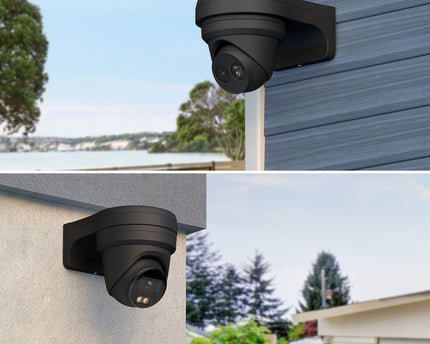 Hikvision DS-2CD2383G2-LI2U Zwart, 8MP Turret, Smart Hybrid Light, AcuSense, PoE, micro SD slot, Microfoon