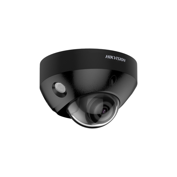 Hikvision DS-2CD2586G2-IS Zwart, 8MP 2.8mm Mini Dome camera met AcuSense en Built-in Mic