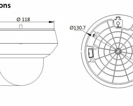 Hikvision DS-2DE2A404IW-DE3, 4MP SD-slot PoE IR-Leds Mini-PTZ Microfoon