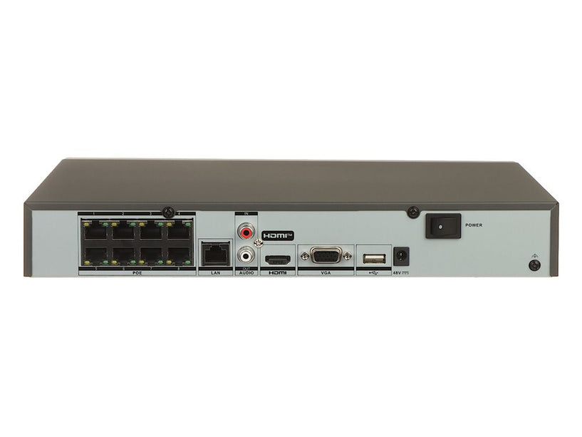 Hikvision DS-7608NXI-K1/8P  8 kanalen 4K NVR HDMI en PoE