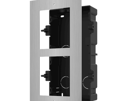 Hikvision DS-KD-ACF2/S Inbouwframe 2 modules RVS