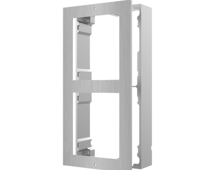 Hikvision DS-KD-ACW2/S, modulaire intercom, opbouwframe 2 modules RVS