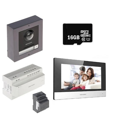 Hikvision DS-KIS702Y 2-draads Video intercom set