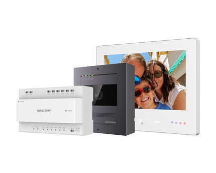 Hikvision DS-KIS704EY Video intercom 2 Draads Full HD Aluminum 2-draads Set