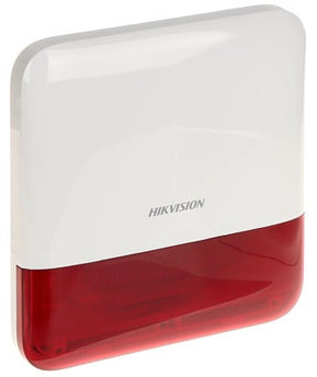 Hikvision DS-PS1-E-WE Buitensirene Rode kap