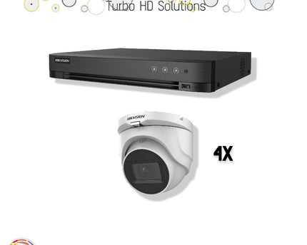Hikvision Turbo HD Set | 4x Eyeball | 5 Megapixel |