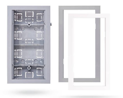 Jablotron JA-193PL-F-M-G, grijze frame tbv montagebox draadloze Designline PIR
