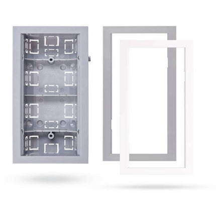 Jablotron JA-193PL-F-M-G, grijze frame tbv montagebox draadloze Designline PIR