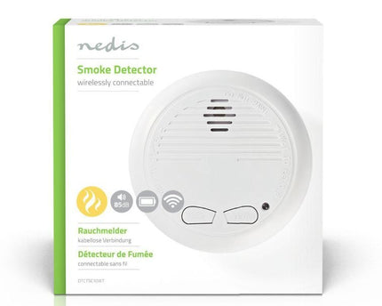 Nedis DTCTSC10WT2, Rookmelder, Verbindbaar, Set van 2 melders