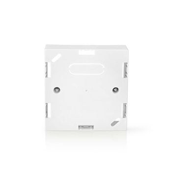Nedis Opbouwdoos | Wandmontage | 86 x 86 mm | Wit