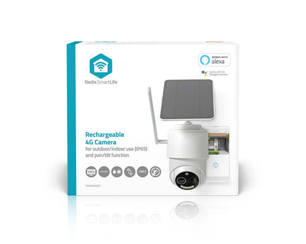 Nedis SmartLife 4G PTZ Camera voor buiten met zonnepaneel en batterij