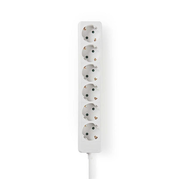Nedis Stekkerdoos met randaarde, 16 A, 6-wegs, 1.5m