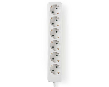Nedis Stekkerdoos met randaarde, 16 A, 6-wegs, 3m