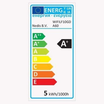 Nedis Wi-Fi Smart LED Filament Lamp | E27 | A60 | 7 W | 806 lm