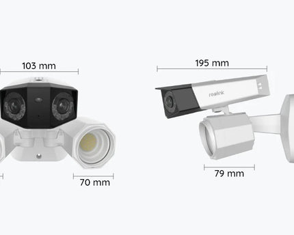Reolink Duo Floodlight WiFi, slimme 4K WiFi Dual-lens camera met schijnwerpers en 180° kijkhoek