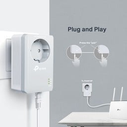 TP-Link Powerline Adapter 1000 Mbps set met contactdoos