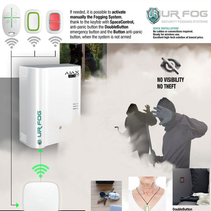 URFOG FPU03ESM800A Mistmachine Ajax Ready tot 800m3