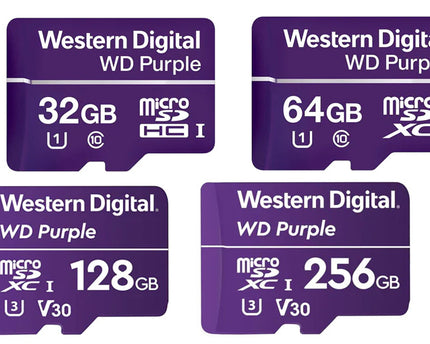 Western Digital Purple MicroSD Videosurveillance